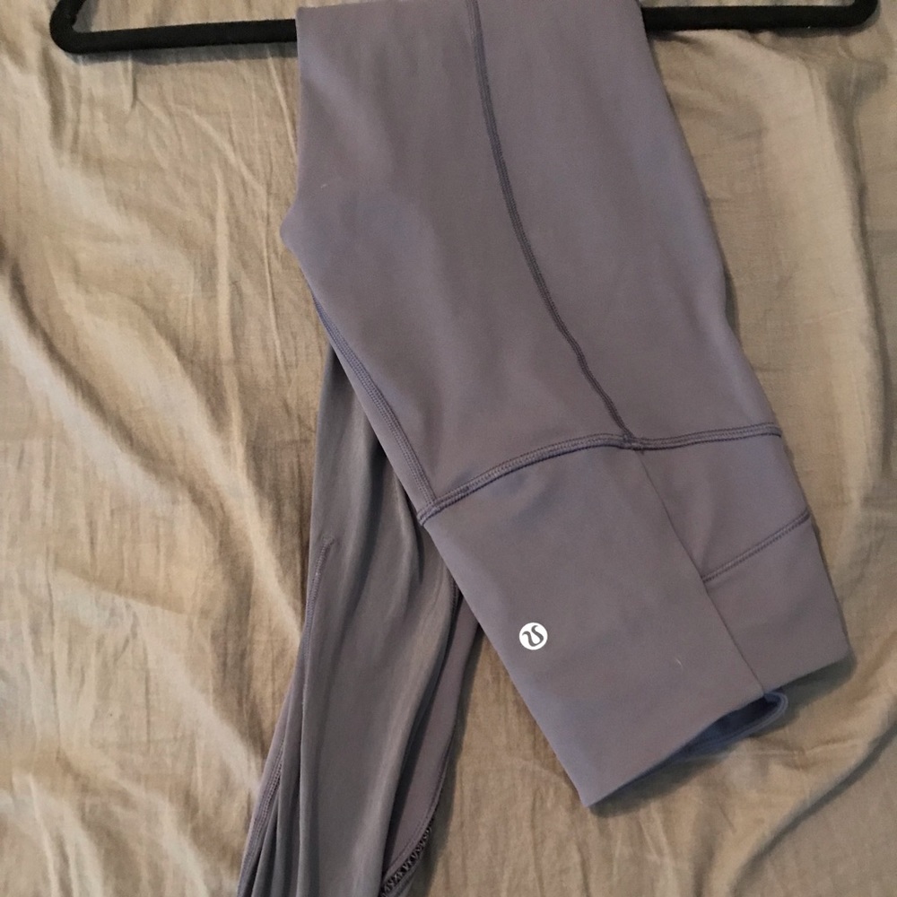 High waist lululemon leggings with mesh detail
